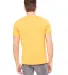 BELLA+CANVAS 3650 Mens Poly-Cotton T-Shirt in Neon orange back view