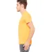 BELLA+CANVAS 3650 Mens Poly-Cotton T-Shirt in Neon orange side view