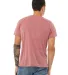 BELLA+CANVAS 3650 Mens Poly-Cotton T-Shirt in Mauve marble back view
