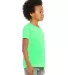 BELLA+CANVAS 3001Y Jersey Youth T-Shirt in Neon green side view