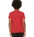 BELLA+CANVAS 3001Y Jersey Youth T-Shirt in Heather red back view