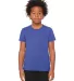 BELLA+CANVAS 3001Y Jersey Youth T-Shirt in Heather true roy front view