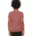 BELLA+CANVAS 3001Y Jersey Youth T-Shirt in Heather mauve back view