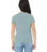 BELLA+CANVAS 3001Y Jersey Youth T-Shirt in Hthr blue lagoon back view