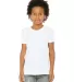 BELLA+CANVAS 3001Y Jersey Youth T-Shirt in Solid wht blend front view