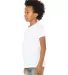BELLA+CANVAS 3001Y Jersey Youth T-Shirt in Solid wht blend side view