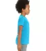 BELLA+CANVAS 3001Y Jersey Youth T-Shirt NEON BLUE side view