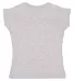 3316 Rabbit Skins® Toddler Girls Fine Jersey T-Sh in Heather back view
