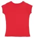 3316 Rabbit Skins® Toddler Girls Fine Jersey T-Sh in Red back view