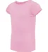 3316 Rabbit Skins® Toddler Girls Fine Jersey T-Sh in Pink side view