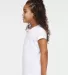 3316 Rabbit Skins® Toddler Girls Fine Jersey T-Sh in White side view