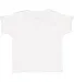 3400 Rabbit Skins® Infant Lap Shoulder T-shirt in White back view