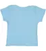 3400 Rabbit Skins® Infant Lap Shoulder T-shirt in Light blue back view