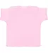 3400 Rabbit Skins® Infant Lap Shoulder T-shirt in Pink back view