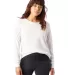 Alternative Apparel 1990e1 Ladies Eco Oversized Sw in Eco ivory front view