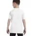 5000B Gildan™ Heavyweight Cotton Youth T-shirt  in White back view