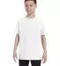 5000B Gildan™ Heavyweight Cotton Youth T-shirt  in White front view