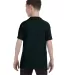 5000B Gildan™ Heavyweight Cotton Youth T-shirt  in Black back view