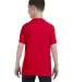 5000B Gildan™ Heavyweight Cotton Youth T-shirt  in Red back view