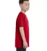 5000B Gildan™ Heavyweight Cotton Youth T-shirt  in Red side view