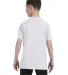 5000B Gildan™ Heavyweight Cotton Youth T-shirt  in Ash grey back view