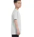 5000B Gildan™ Heavyweight Cotton Youth T-shirt  in Ash grey side view