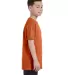 5000B Gildan™ Heavyweight Cotton Youth T-shirt  in T orange side view
