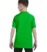 5000B Gildan™ Heavyweight Cotton Youth T-shirt  in Electric green back view