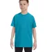 5000B Gildan™ Heavyweight Cotton Youth T-shirt  in Tropical blue front view