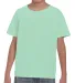 5000B Gildan™ Heavyweight Cotton Youth T-shirt  in Mint green front view