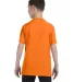 5000B Gildan™ Heavyweight Cotton Youth T-shirt  in S orange back view