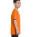 5000B Gildan™ Heavyweight Cotton Youth T-shirt  in S orange side view