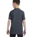 5000B Gildan™ Heavyweight Cotton Youth T-shirt  in Dark heather back view