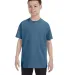 5000B Gildan™ Heavyweight Cotton Youth T-shirt  in Indigo blue front view
