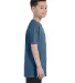 5000B Gildan™ Heavyweight Cotton Youth T-shirt  in Indigo blue side view