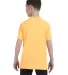 5000B Gildan™ Heavyweight Cotton Youth T-shirt  in Yellow haze back view