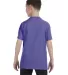 5000B Gildan™ Heavyweight Cotton Youth T-shirt  in Violet back view