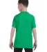 5000B Gildan™ Heavyweight Cotton Youth T-shirt  in Irish green back view