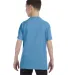 5000B Gildan™ Heavyweight Cotton Youth T-shirt  in Carolina blue back view
