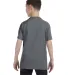 5000B Gildan™ Heavyweight Cotton Youth T-shirt  in Charcoal back view