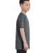 5000B Gildan™ Heavyweight Cotton Youth T-shirt  in Charcoal side view