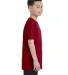 5000B Gildan™ Heavyweight Cotton Youth T-shirt  in Cardinal red side view
