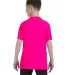 5000B Gildan™ Heavyweight Cotton Youth T-shirt  in Heliconia back view