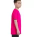 5000B Gildan™ Heavyweight Cotton Youth T-shirt  in Heliconia side view