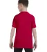 5000B Gildan™ Heavyweight Cotton Youth T-shirt  in Garnet back view