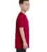 5000B Gildan™ Heavyweight Cotton Youth T-shirt  in Garnet side view