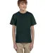 2000B Gildan™ Ultra Cotton® Youth T-shirt in Forest green front view