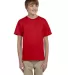 2000B Gildan™ Ultra Cotton® Youth T-shirt in Red front view
