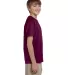 2000B Gildan™ Ultra Cotton® Youth T-shirt in Maroon side view