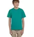 2000B Gildan™ Ultra Cotton® Youth T-shirt in Jade dome front view